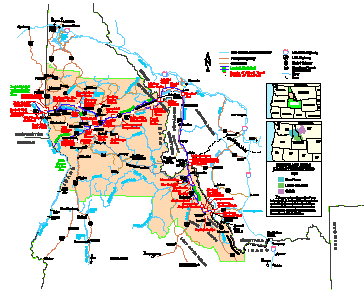 Mapping to and through Idaho. Click on map to download PDF